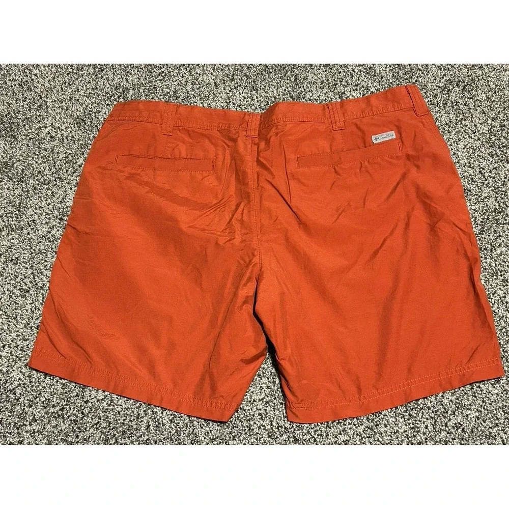 F29 Men's Columbia shorts sz 40 waist‎ burnt orange rust color hiking